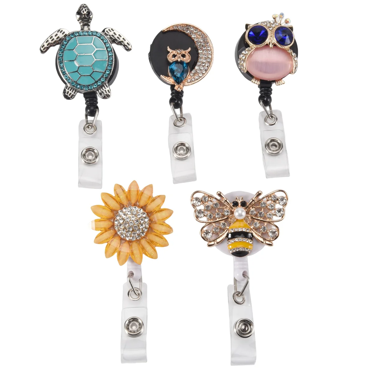 

5 шт., вертлюги для ID-знаков