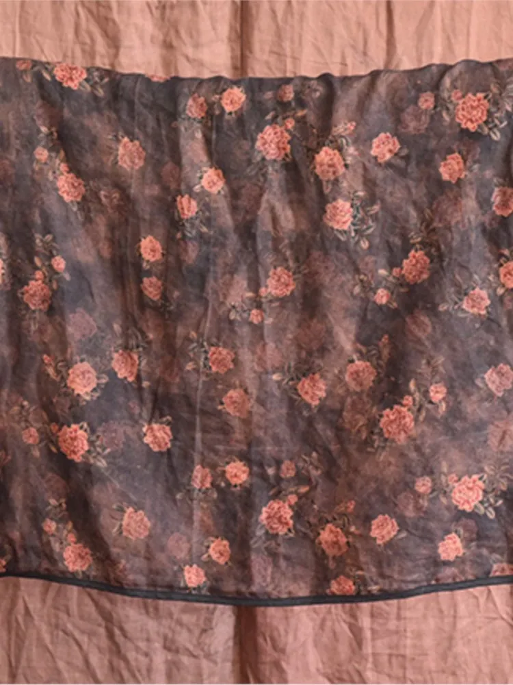 Women Linen Patchwork Skirts Ladies Loose Skirt Female 2025 Skirt Spring Autumn Summer Skirts 6