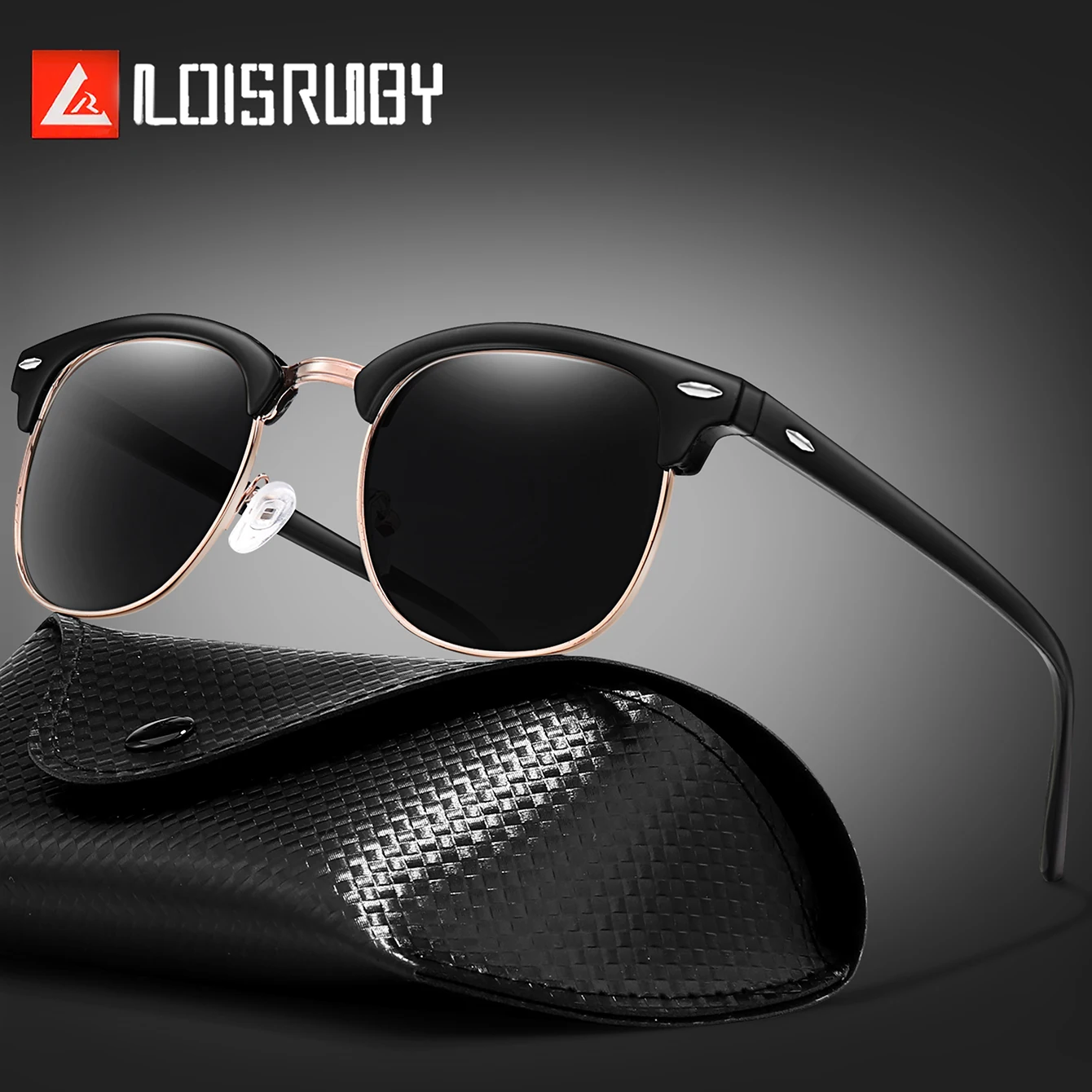 Brand Cycling Sunglasses Retro Frame Mens Womens