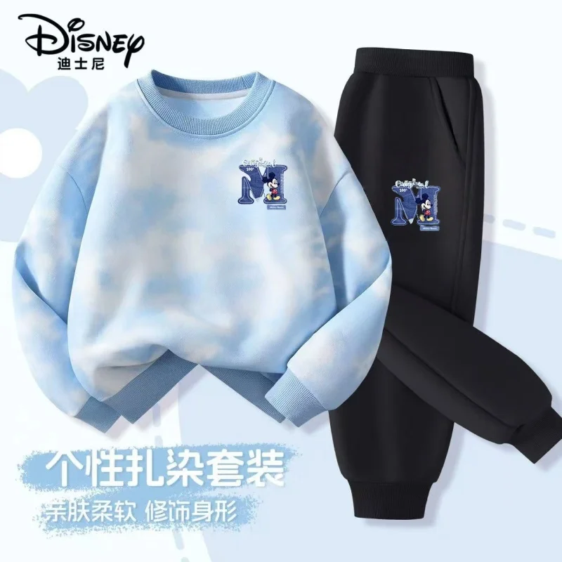 الخريف طفلة الصبي الملابس مجموعة الأطفال ديزني الأ...