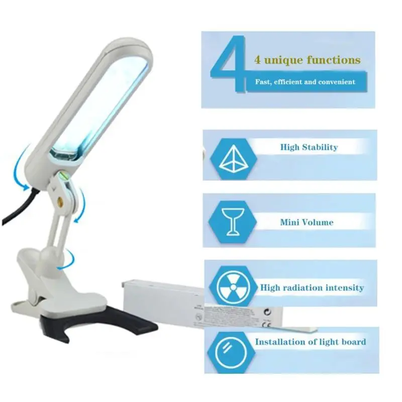 UV 311nm Ultraviolet Phototherapy Device Uses Philips Lamp UVB To Treat Vitiligo Psoriasis White Spots And Skin Diseases uv phototherapy lamp