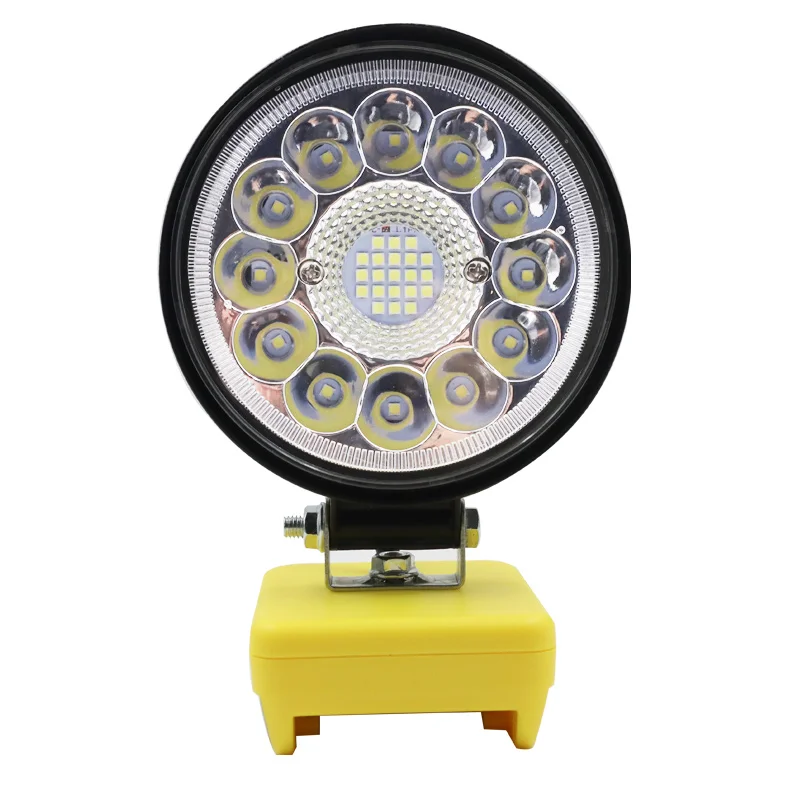 Description Picture 2 of item4 Inch Car LED Work Lights Flashlights Electric Torch Spotlight For Dewalt XR FlexVolt 18V 20V 60V Li-ion Battery USB Power Bank