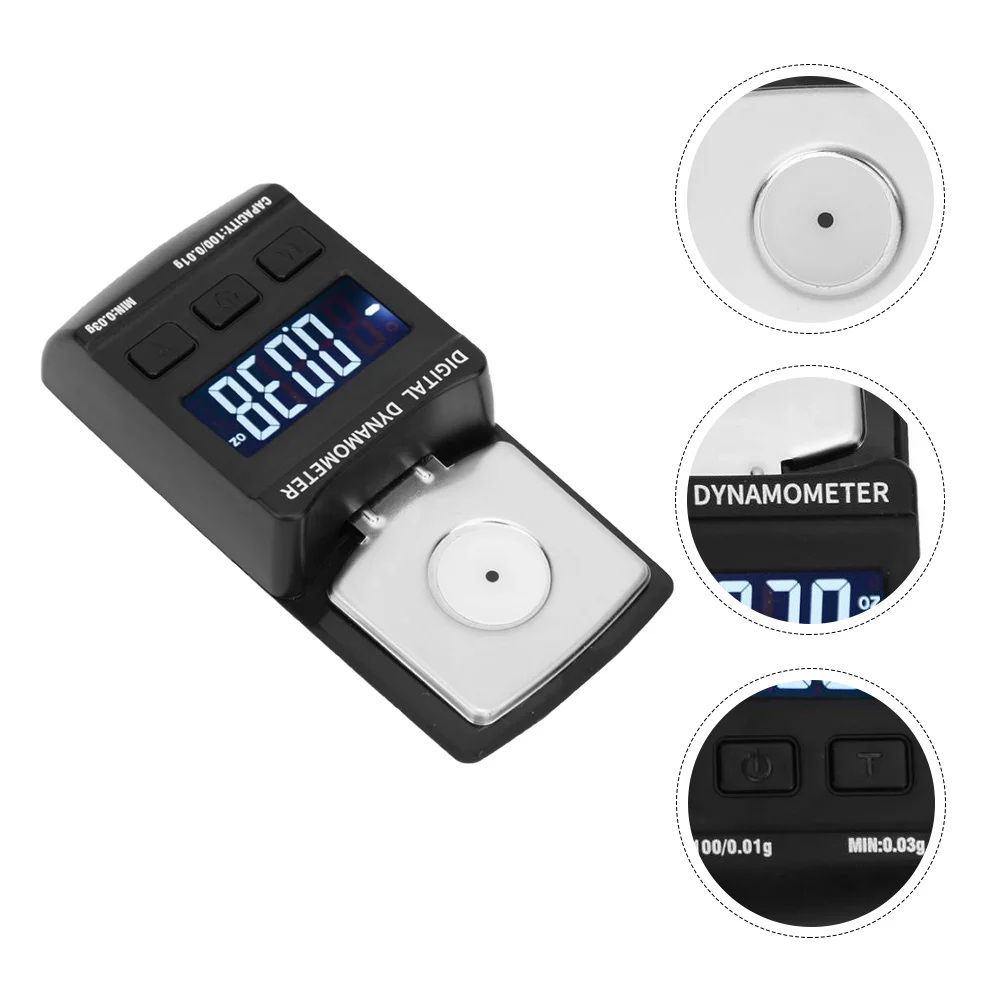 Stylus Press Tracking Force Pressure Gauge Turntable Scale Digital Tester Tonearm