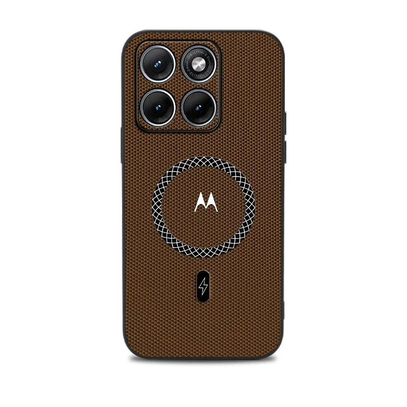 Premium Woven Textured Magnetic Shockproof Phone Case