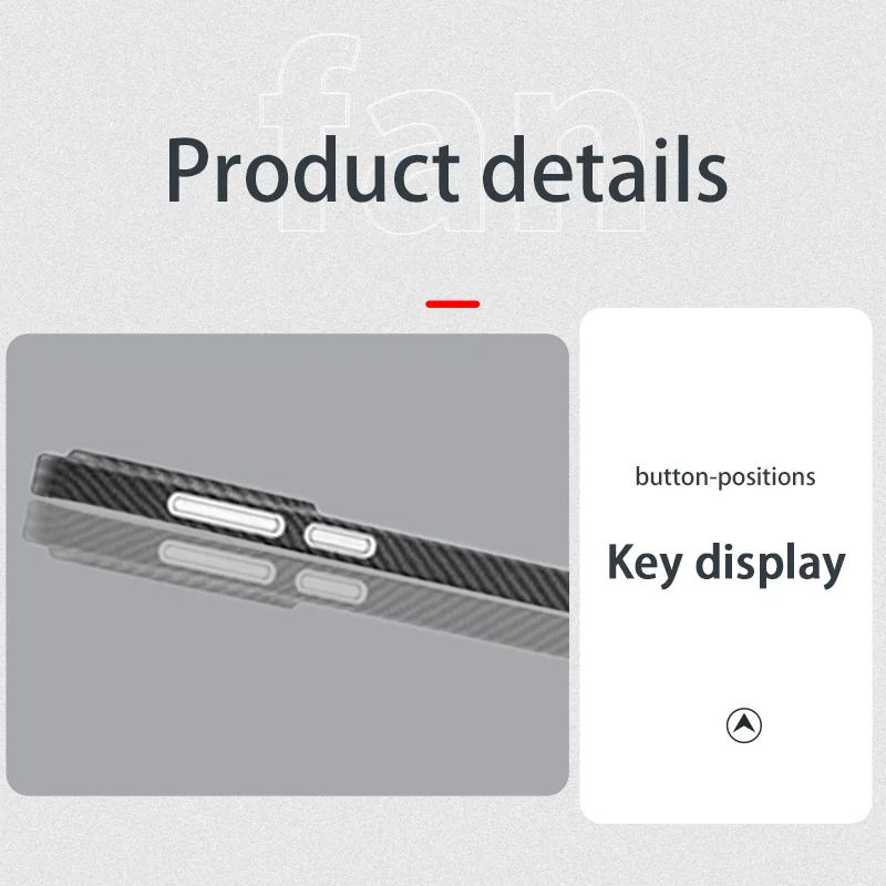 Luxury Real Carbon Fiber Ultra-Light Protective Phone Case with MagSafe