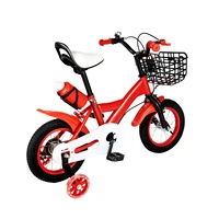 Vélo pour enfants de 12 pouces avec siège et guidon réglables pour les âges de 2 à 4 ans, capacité de 176 lb, freins doubles, léger (16 lb), comprend un panier et une sonnette 2