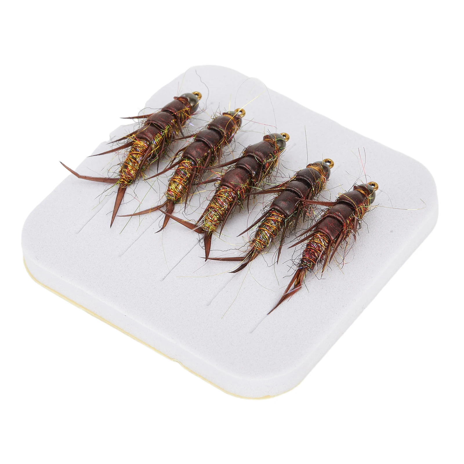 5pcs Fly Fishing Lure Nymph Stonefly Lures Fly Bait For Trout Bass Grayling Artificial Baits Fishing Tackle Accessories