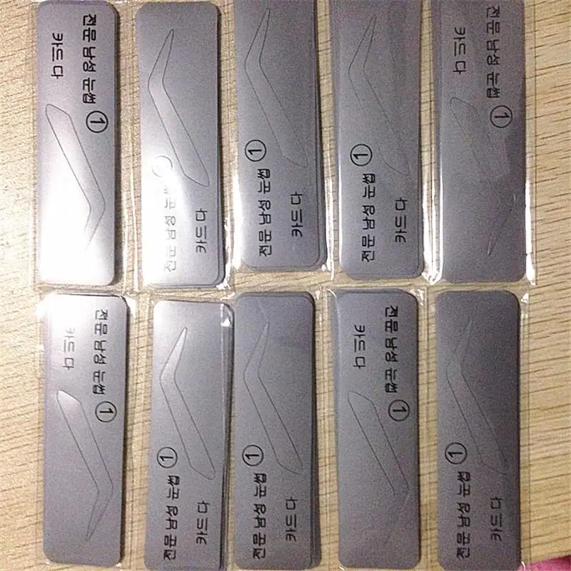 5Pcs Eyebrow Template Stencils Brow Grooming Card Trimming Shaping Beauty Tool DIY Eyebrows Makeup Tools