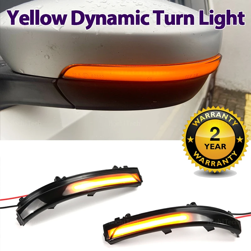 2X Dynamic Side Mirror Blinker Light Led Indicatori Di Direzione Per Vw Volkswagen Gol Saveiro Voyage Fox Up Passat B7