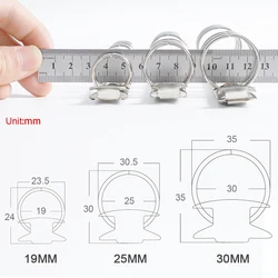 Metal Spiral Rings Binder Clip With 2 Pairs of Screw For Diary Notebook Planner Personal Binder Clip File Folder