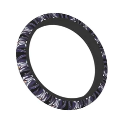 Johnny Hallyday Rock Music Steering Wheel Cover - Car Styling Accessory (Black)