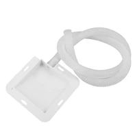 Poêle d'égouttage pour climatiseur, collecteur de condensats AC, plateau d'eau en plastique avec tuyau, pièces de rechange pour vidange de climatiseur 4