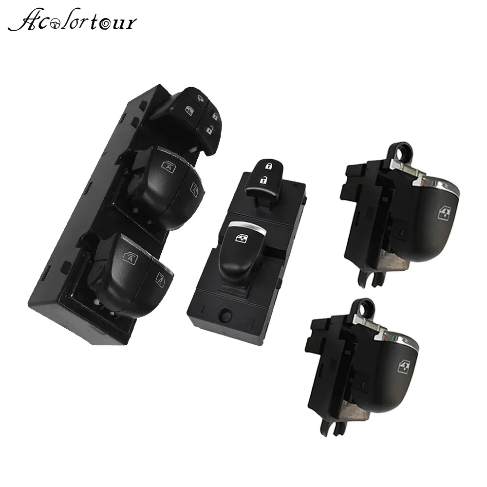 

LED Automatic Power Window Switch Power Glass Lifter Buttonfor Nissan X-trail T32 Rogue Qashqai J11 2018 Murano Z51 Accessories