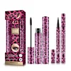 YANQINA Liquid Eyeliner Pencil+4D Waterproof Mascara Set Cosmetics Eye Liner Thick Curling Mascara Eyebrow Pencil Eyes Makeup 1
