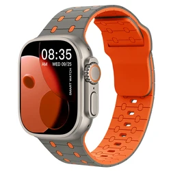 Premium Silicone Watch Band - Versatile & Durable Bracelet Replacement Strap - 42 44 45 46 49mm (HO)