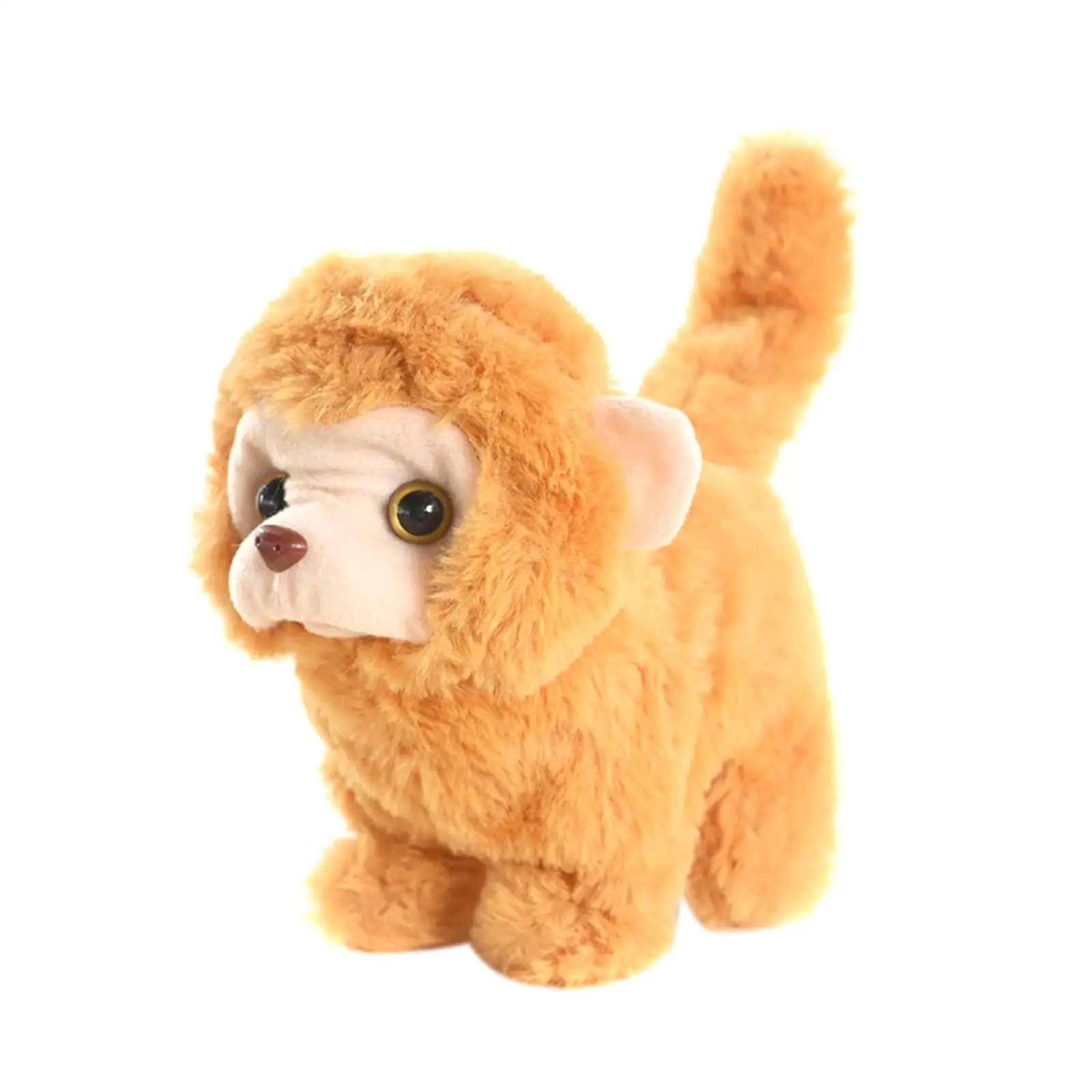 Plush Monkey Baby Toy Walking Monkey Doll Stuffed Animal Cute Educational Interactive Monkey Toy for Girls and Boys Festivals