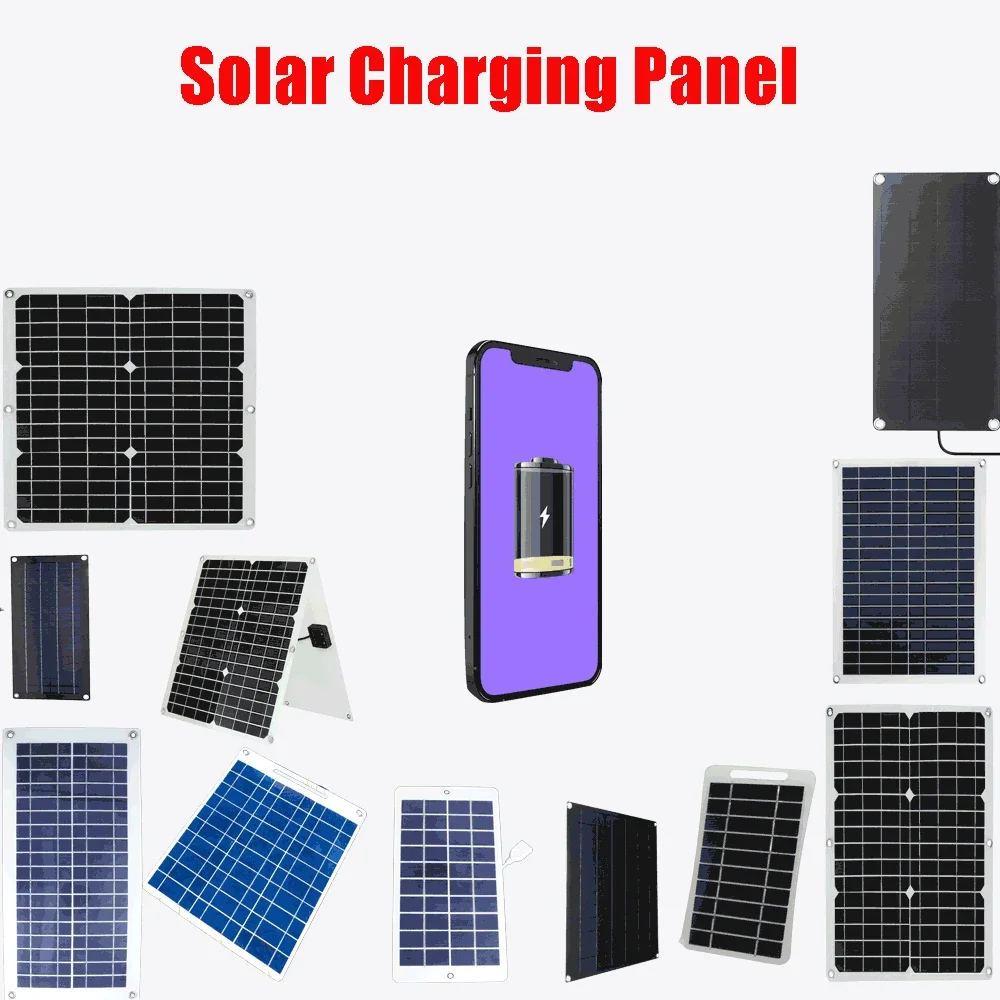 40W Solar Panel 12V/18V Solar Cell 10A-100A Controller Plate Kit For Phone RV Car Caravan Home Camping Outdoor Battery Portable Solar Panel Solar Charger Panels Solar Panel Kit Solar Panels