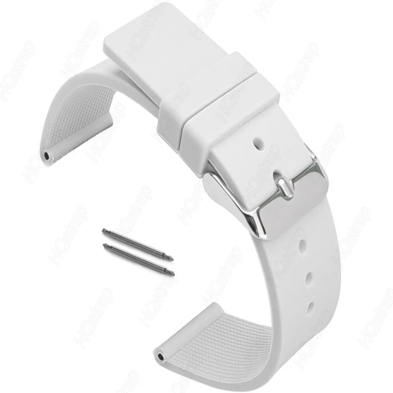 Universal Waterproof Silicone Watch Band - Vibrant Strap