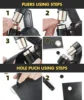 Grommet Tool Kit 3/8 Inch Handheld Eyelet Kit Manual Grommet Press Machine with 500 Pcs 10 Mm Grommets Manual Eyelet Kits 6