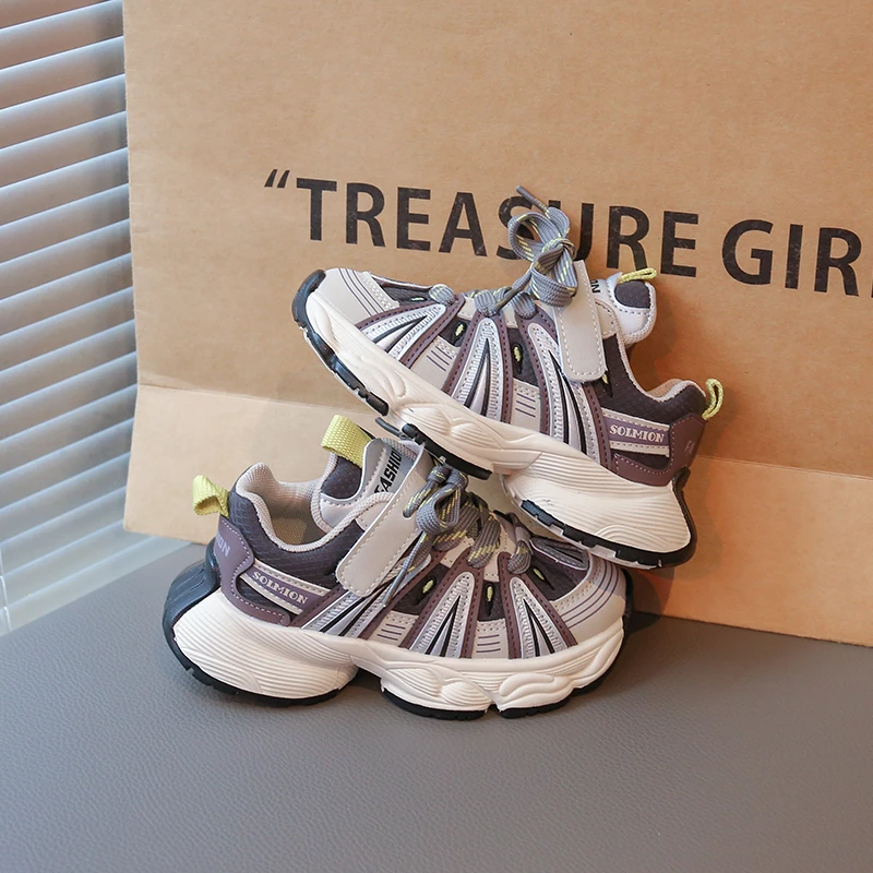 Kids Soft Sole Casual Platform Sneakers for School Outdoor Sport