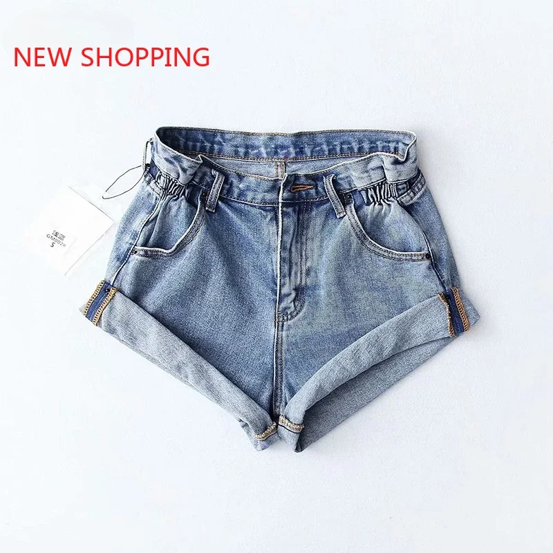Harajuku Denim Shorts Women Summer 2024 New Button Fly Zipper Pockets Ladies Bottoms Korean Casual Wide Leg Shorts Femme Y2k