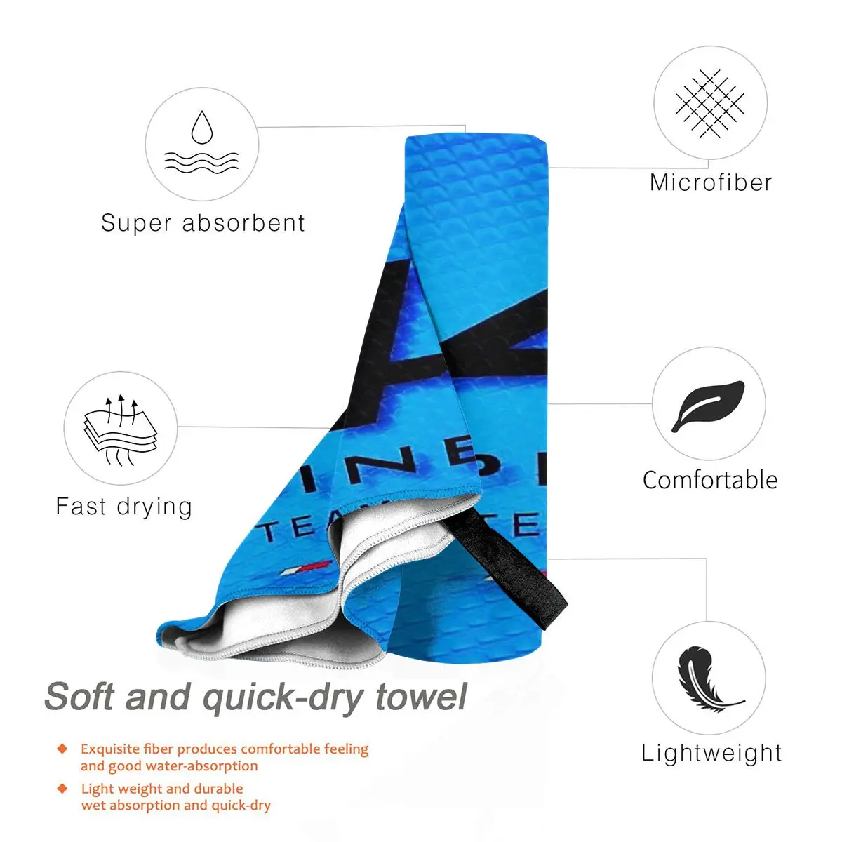 Alpine Team Beach Towel Soft Microfiber Quick Dry Absorbent Quick Towels For Swimming 4