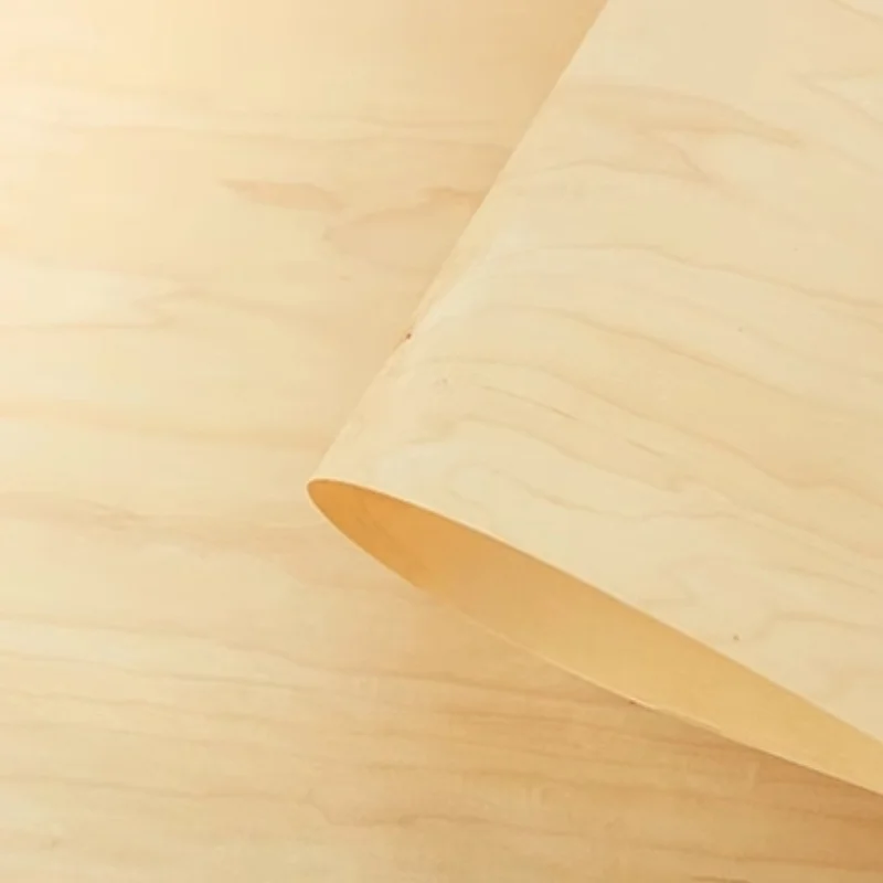 Natural Maple Pattern Solid Wood Veneer Musical Instrument Decoration Veneer L 2-2.5Meters/pcs Width 58cm T 0.3mm wood veneer