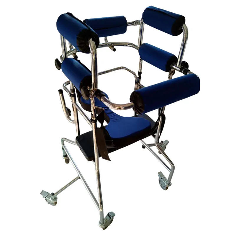 Adult Walker Stand Hemiplegic Elderly Walker Walking Aid For the Disabled Adult Walking Practice Walk train