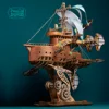 DIY 3D Wooden Puzzle Fantastic Spaceship Popular Assembly Model Kits Toys For Children Kids Girls Birthday Gift 1