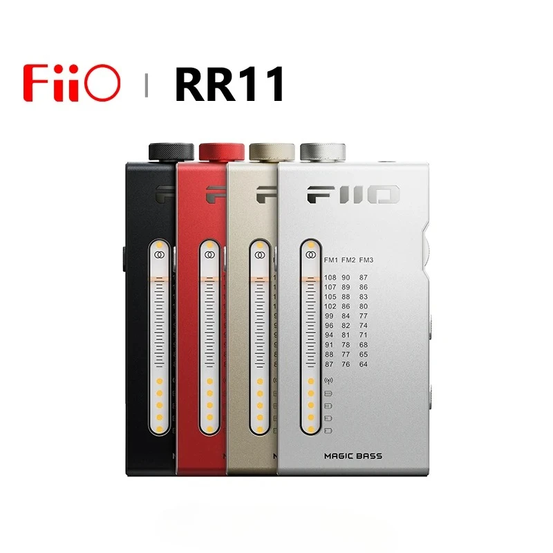 FiiO RR11 Portable HiFi FM Radio Receiver Analog PVR Tuning