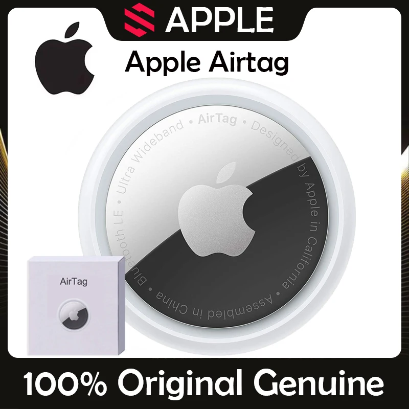 Apple AirTag Track Original Genuine—(Key Finder Search Smart Tag Tracker GPS Label Locator For Children Pet Dogs Cat keychain)
