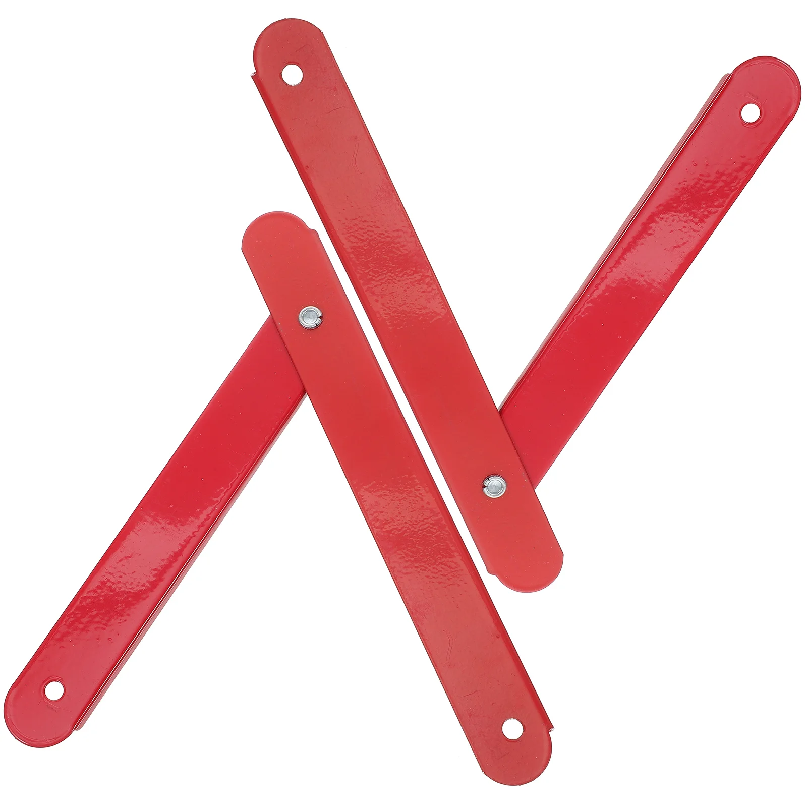 2pcs Folding Ladder Hinge Attic Ladder Hasp Hinge Folding Tension Rod Part