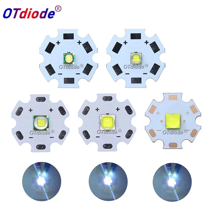 LED Beads 3W 5W 10W 18W Light 3V 6V XPPE XPG2 5050-L2 XMLL2 XHP50 T6 Chip Cold White Lamp DIY for Torch Flashlight Car Lighting led lights