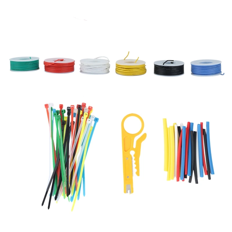

Гибкий силиконовый провод, 22AWG, 6 цветов