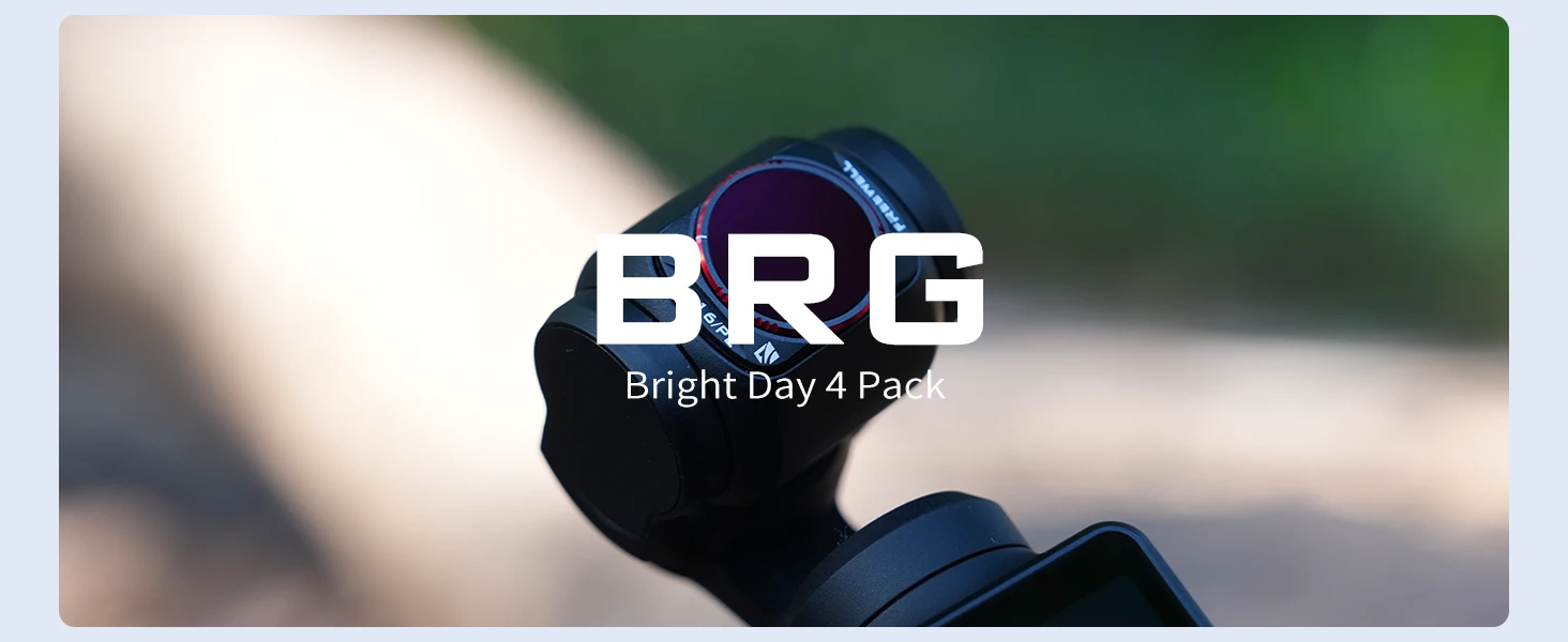 4 pcs / Set Magnet Fast Switching ND/PL Filter Kit for DJI Osmo Pocket 3 Effortl