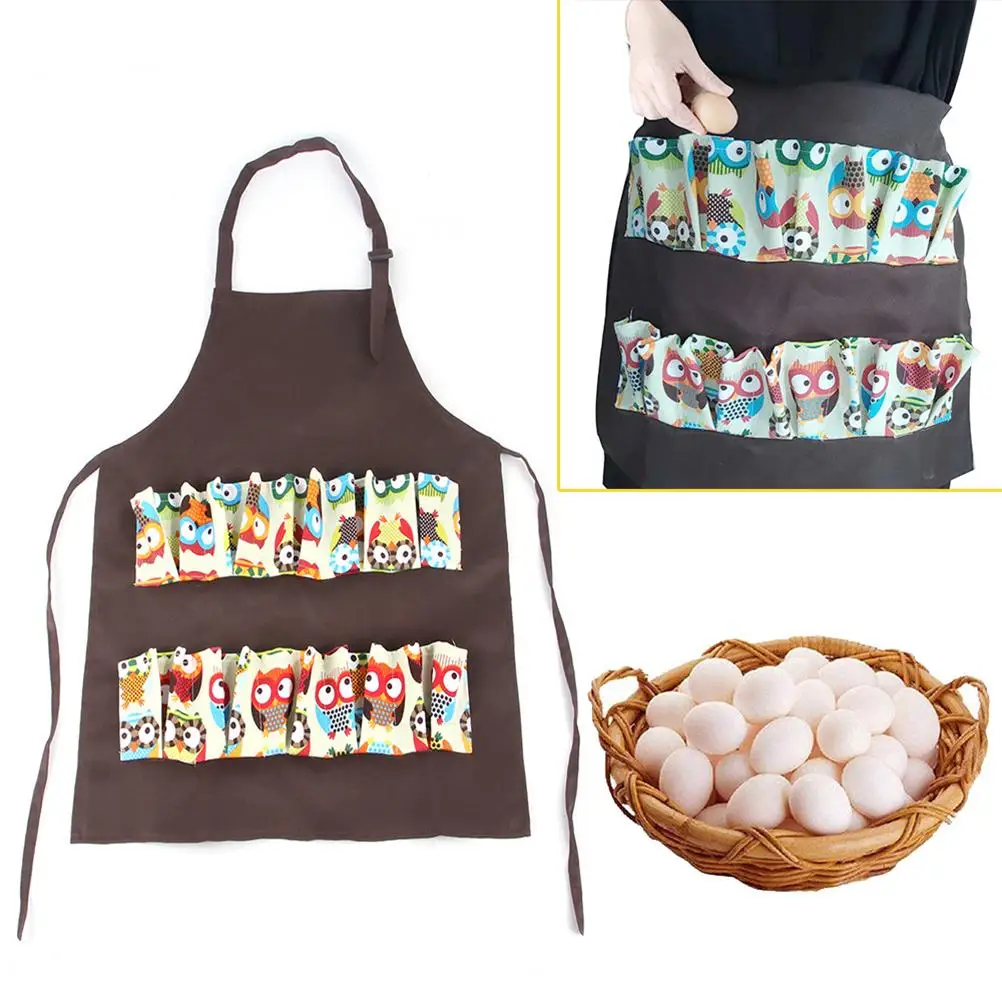 

1PCS Egg Apron Collecting And Gathering Egg Apron With 12 Storing Pockets For Holding Multiple Eggs