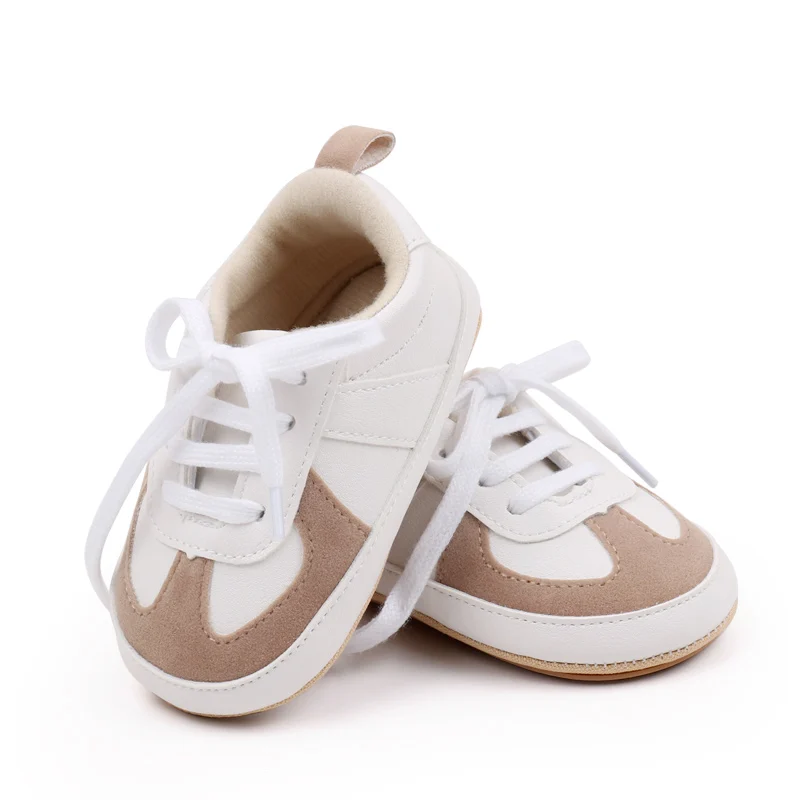 Baby Shoes Soft PU TPR Sole Anti-slip Toddler Prewalking Sneaker Outdoor Sport Shoe Spring and Autumn Style 2024 Fashion BJZ3215 4
