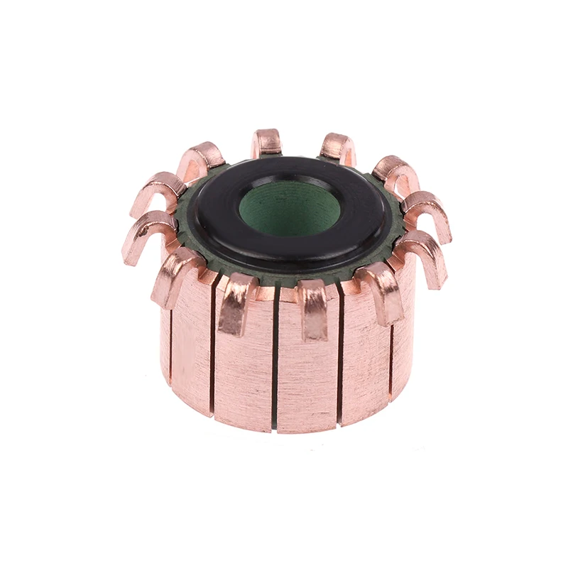 1Pcs 구리 후크형 전기 모터 정류자 23x9x17mm 12P 치아 구리 후크형 전기 모터 정류자