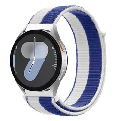 Breathable Nylon Strap Wristband - 20mm/22mm Adjustable Bracelet - 20mm Watch Band (Greece)
