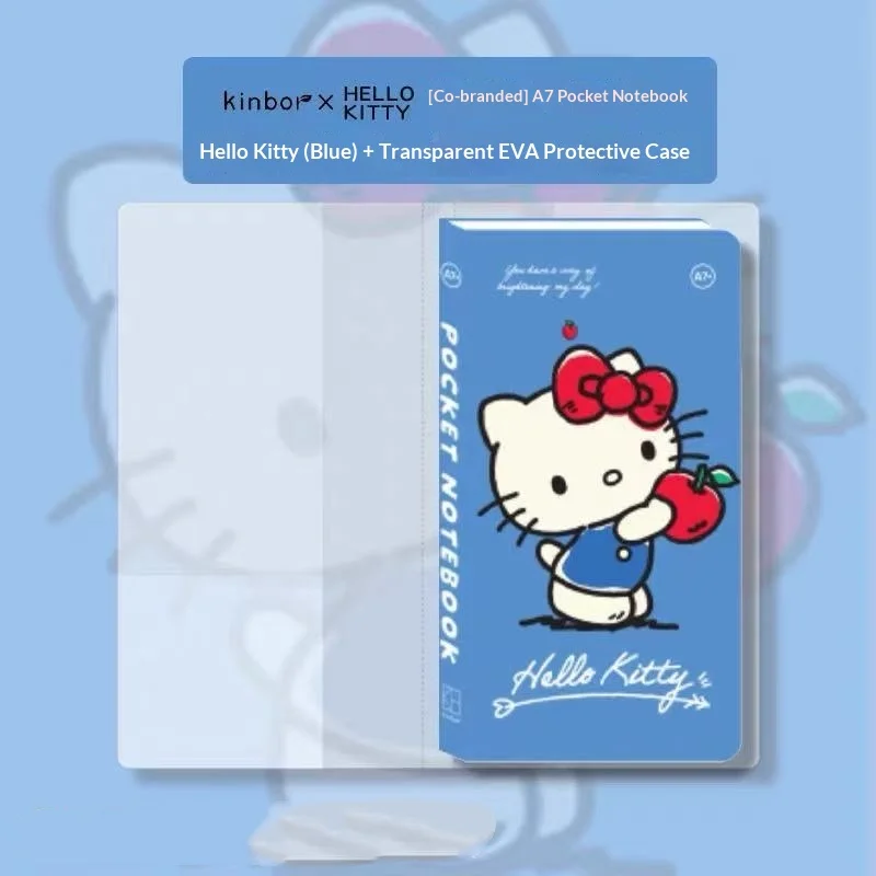 Kinbor Pocket Notebook Planner - A7 Mini Journal with Grid & Blank Pages for Travel, Collecting, and School