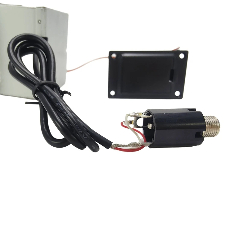 4-Bands EQ Equalizer Acoustic Guitar Preamp Piezo Pickup Tuner System Brass Endpin Jack Folk Guitarra-Y41A