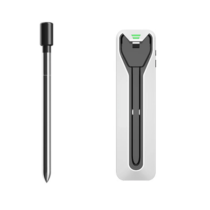 

Беспроводной термометр для мяса, кухонный прибор для измерения температуры, для духовки, гриля, барбекю, стейка, индейки, сигарет, умный цифровой, водостойкий, прочный, с Bluetooth