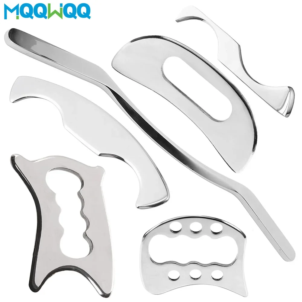 In Acciaio Inox Gua Sha Stick Deep Tissue Relax Massaggiatore Anticellulite Per Il Corpo Dimagrante Raschiatura Bordo Massaggio Muscolare Rilassamento