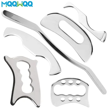 Stainless Steel Gua Sha Stick Deep Tissue Relax Cellulite Massager for Body Slimming Scraping Board Muscle Massage Relaxation 1