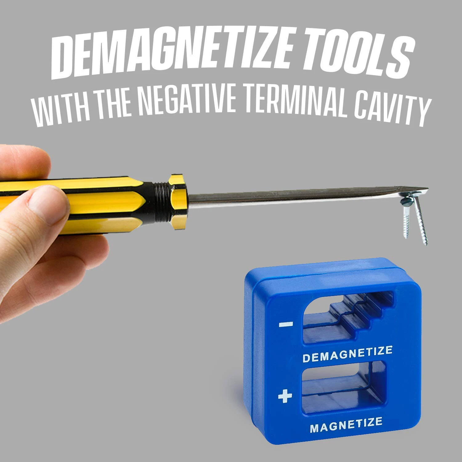 Screwdriver Magnetizer Demagnetizer 1 PC Magnetizing Tool Powerful Screwdriver Pick Up Tool screwdriver magnetizer