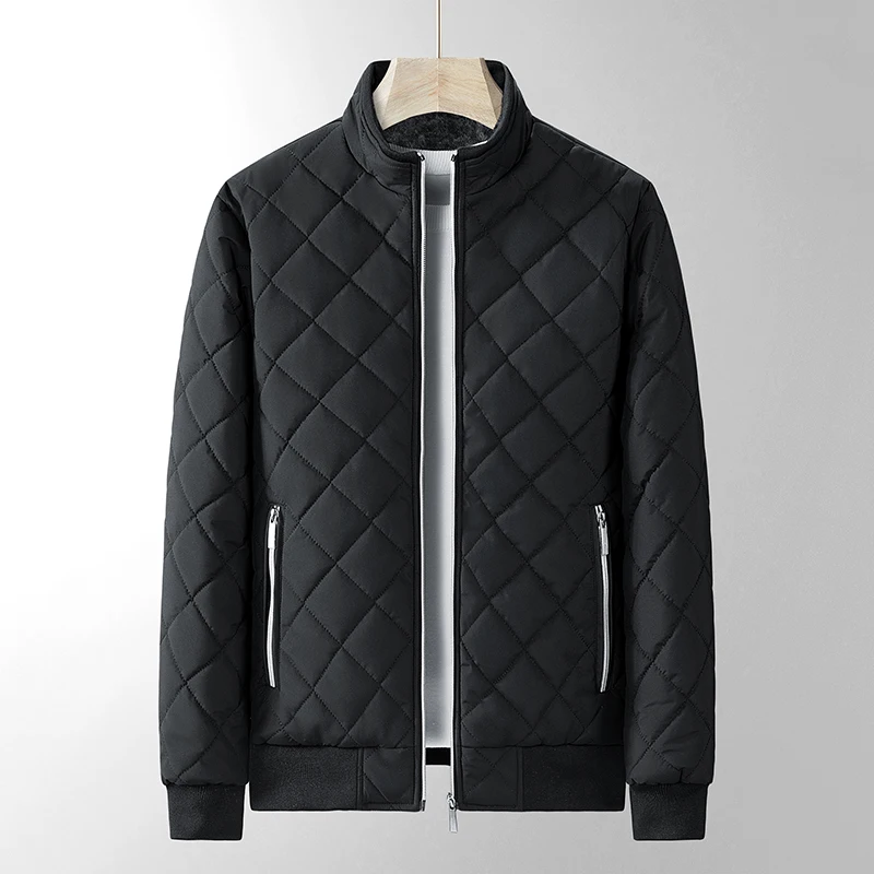 Men's Windproof Padded Jacket for Winter Outdoor Hiking Camping