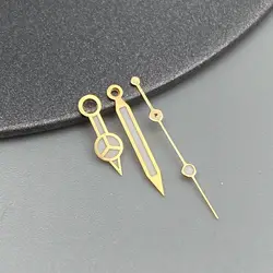 Green Luminous Watch Hands Needles - 28.5mm Date Dial - No Logo - Watch Accessories (Golden)