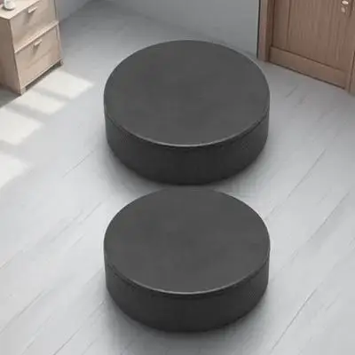 2Pcs 아이스 하키 퍽 완벽한 솜씨 매끄러운 표면 정확도 내구성 하키 연습 훈련 퍽