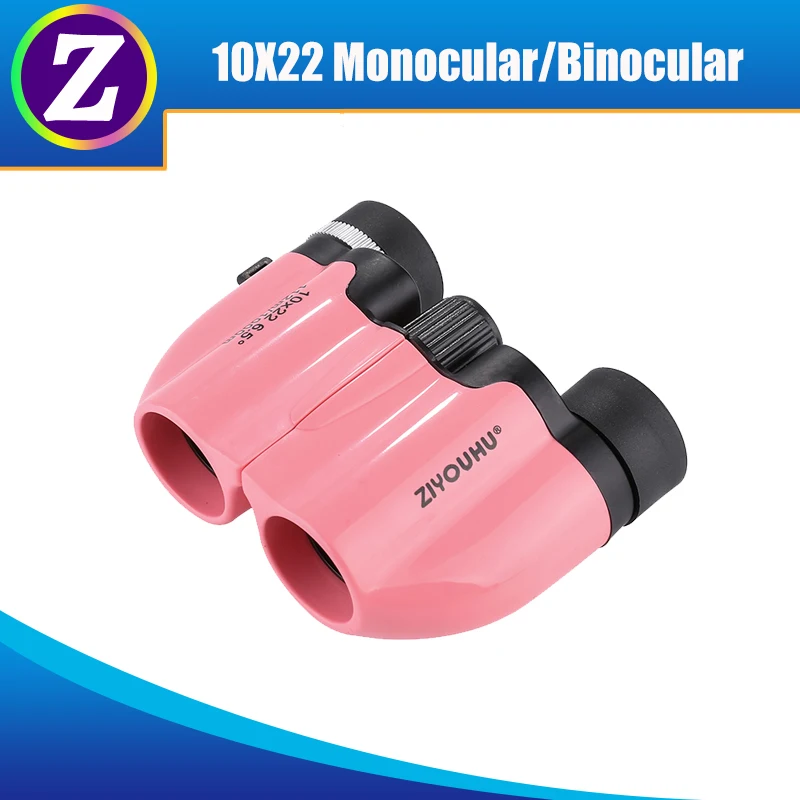 

Children Telescopes Children 10x22 Compact Binoculars Long Range Cute Binocular Telescope For Observe the Scenery Gifts for Kids