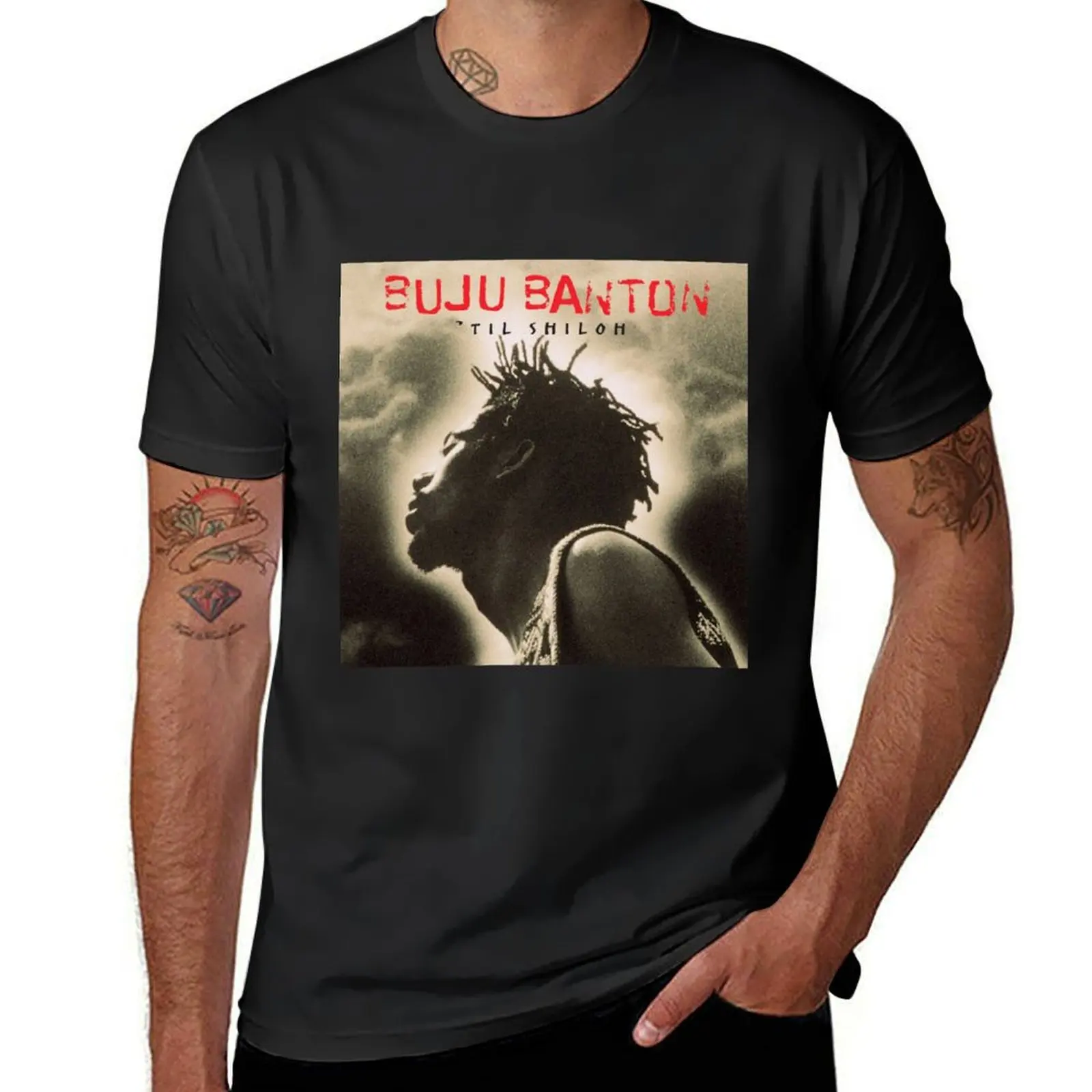 

Buju Banton Til Siloh T-Shirt plain tees anime clothes mens t shirt graphic